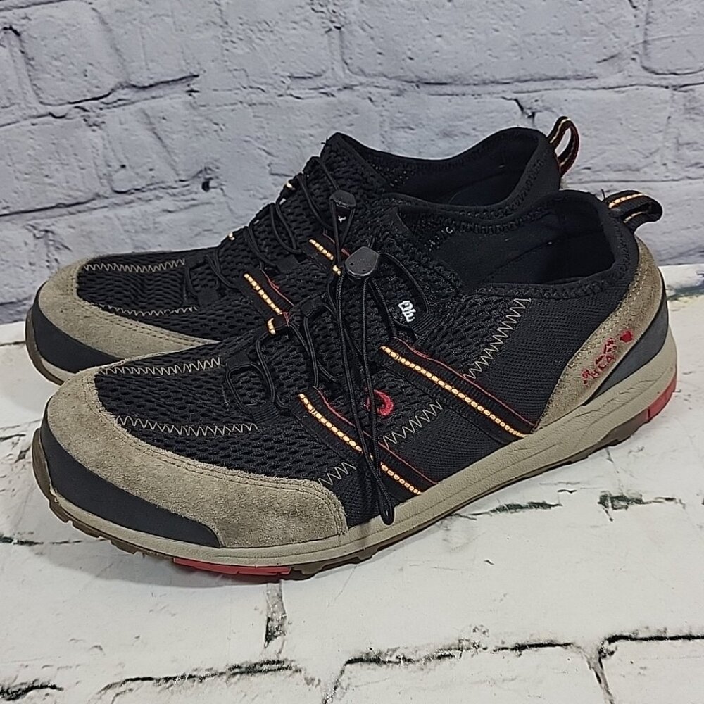 Olukai Kia’i Trainer Mens Size 11.5 Brown Red Athletic Shoes Outdoors Walking